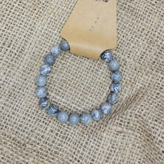 Wavy Lace Jasper Bracelet